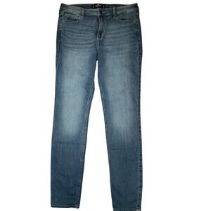 Hollister High Rise Super Skinny Classic Stretch Jeans Women 31/32 Blue Wash